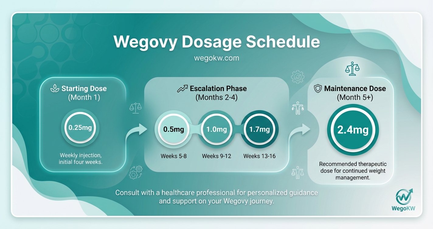 The Wegovy Dosage Schedule: A Step-by-Step Guide